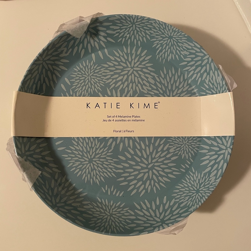 Katie Kime plates - set of 4
